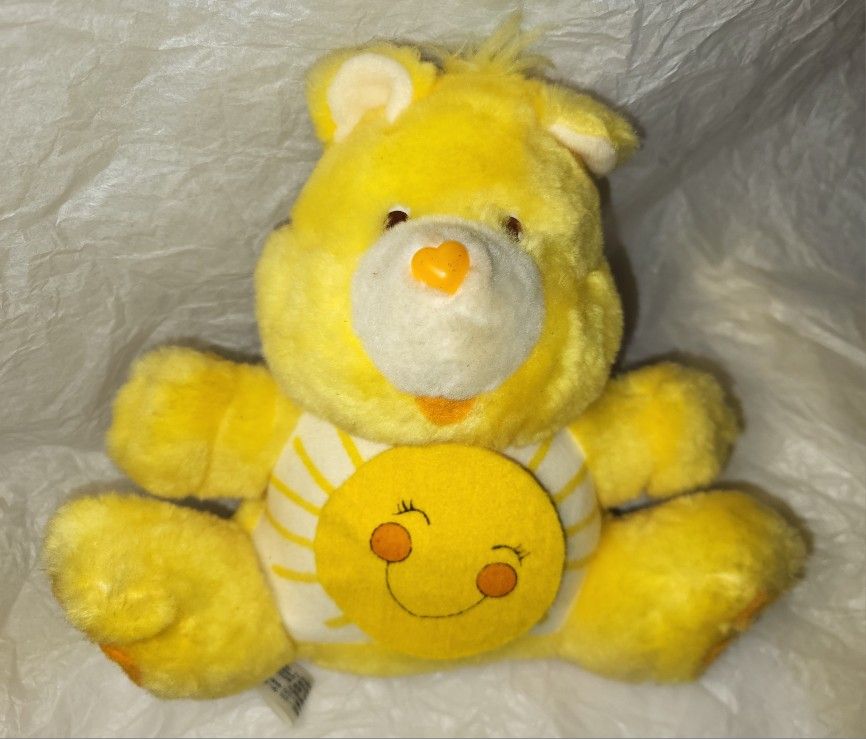 Care Bear Funshine Plush Bank 1984