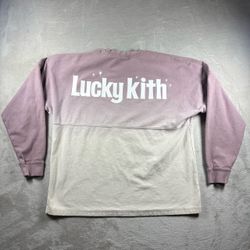 KITH Lucky Charms Men’s Medium Purple Beige Long Sleeve Gradient Shirt #4 A