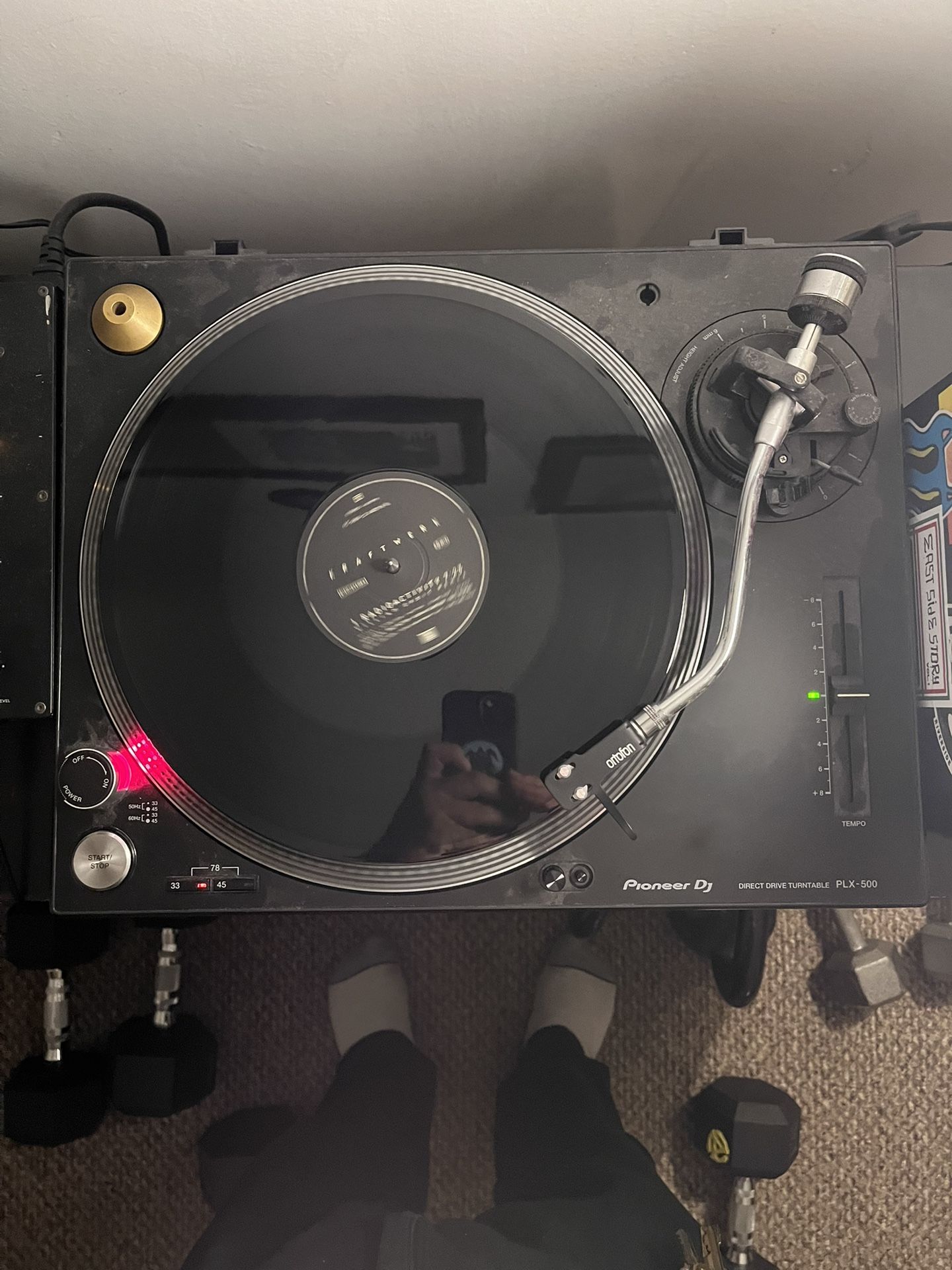 Turntable With Needle, And Case