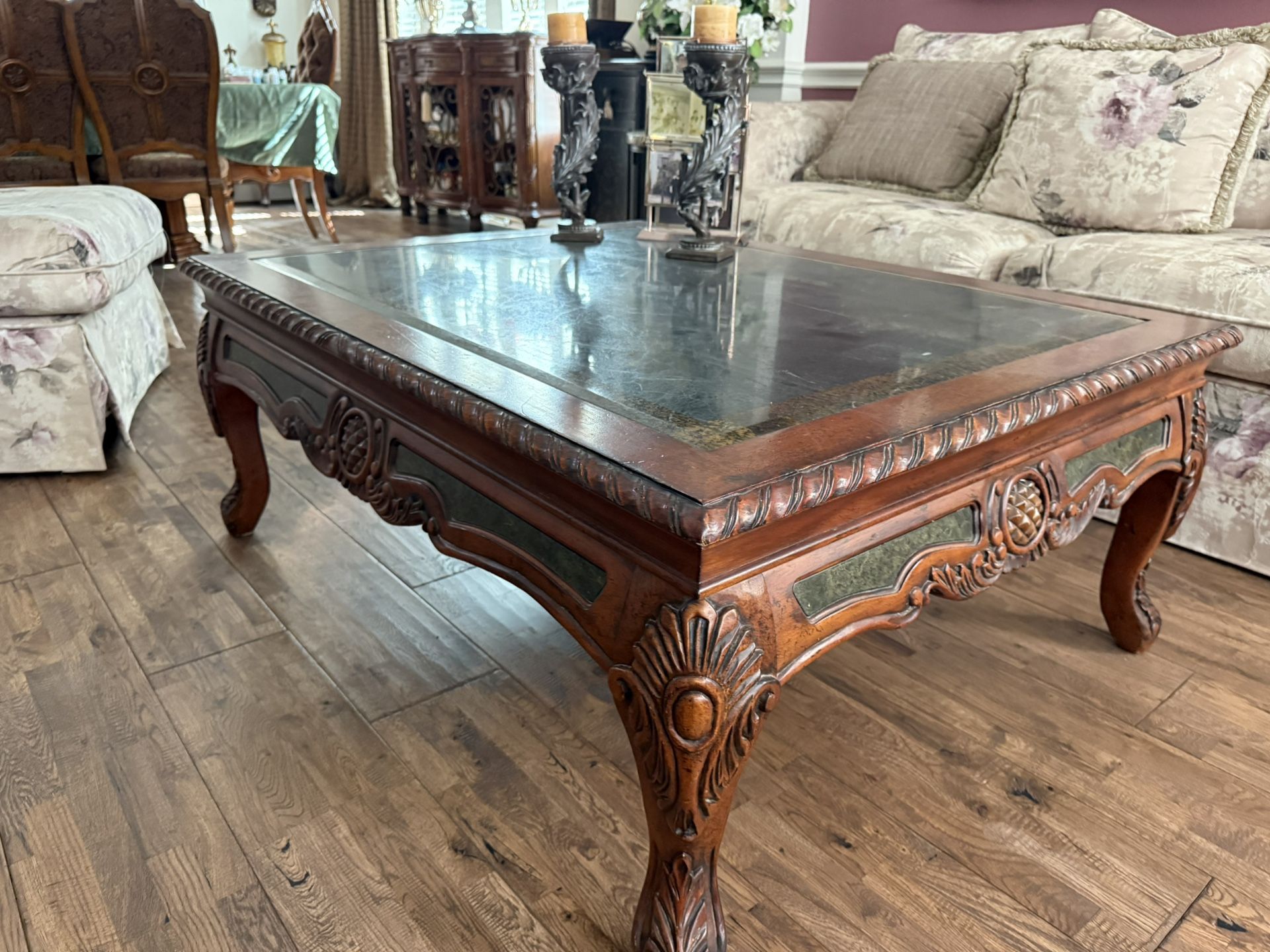 Beautiful Marble Top Coffee Table $50 SALE -MAKE AN OFFER