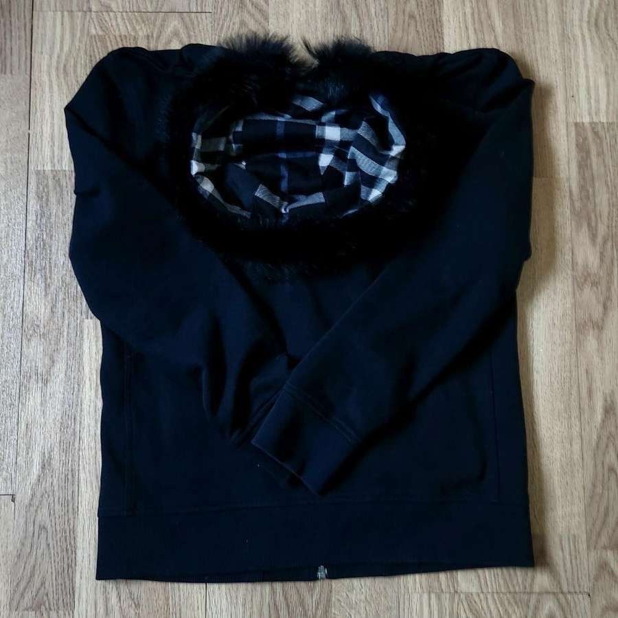 2000s Burberry Black Label Zip Up Hoodie for Sale in Romeoville
