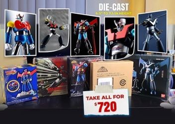 SOUL OF CHOGOKIN MAZINGER Z SET of 5