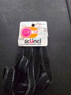 Scunci No Slip Grip 4 PCS Headbands New