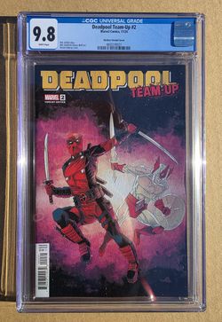 Deadpool Team Up 2 vol 3 (CGC 9.8)
Rob Liefeld Var Cover (2024)




Cert # (4682249020)



See before and after pics