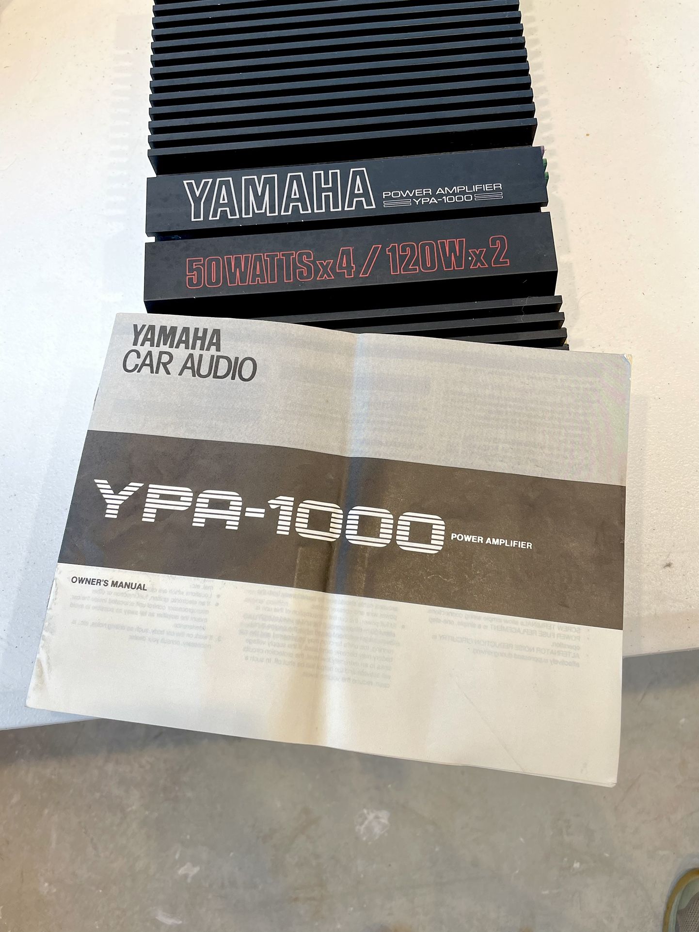 Yamaha YPA-1000 4 Channel Car Amp