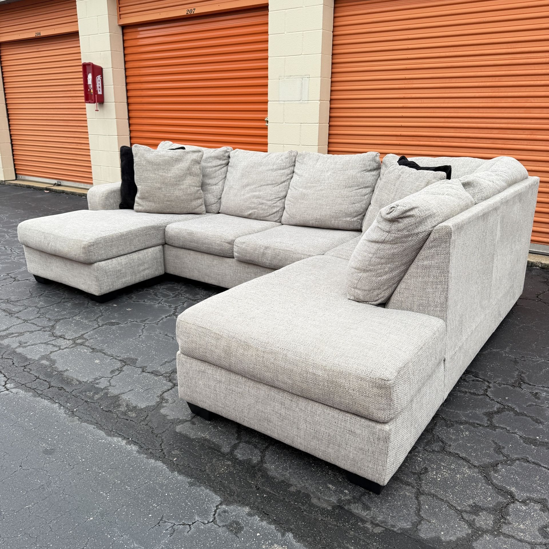 Free Delivery - Ashley Furniture U-Shaped Sectional Couch