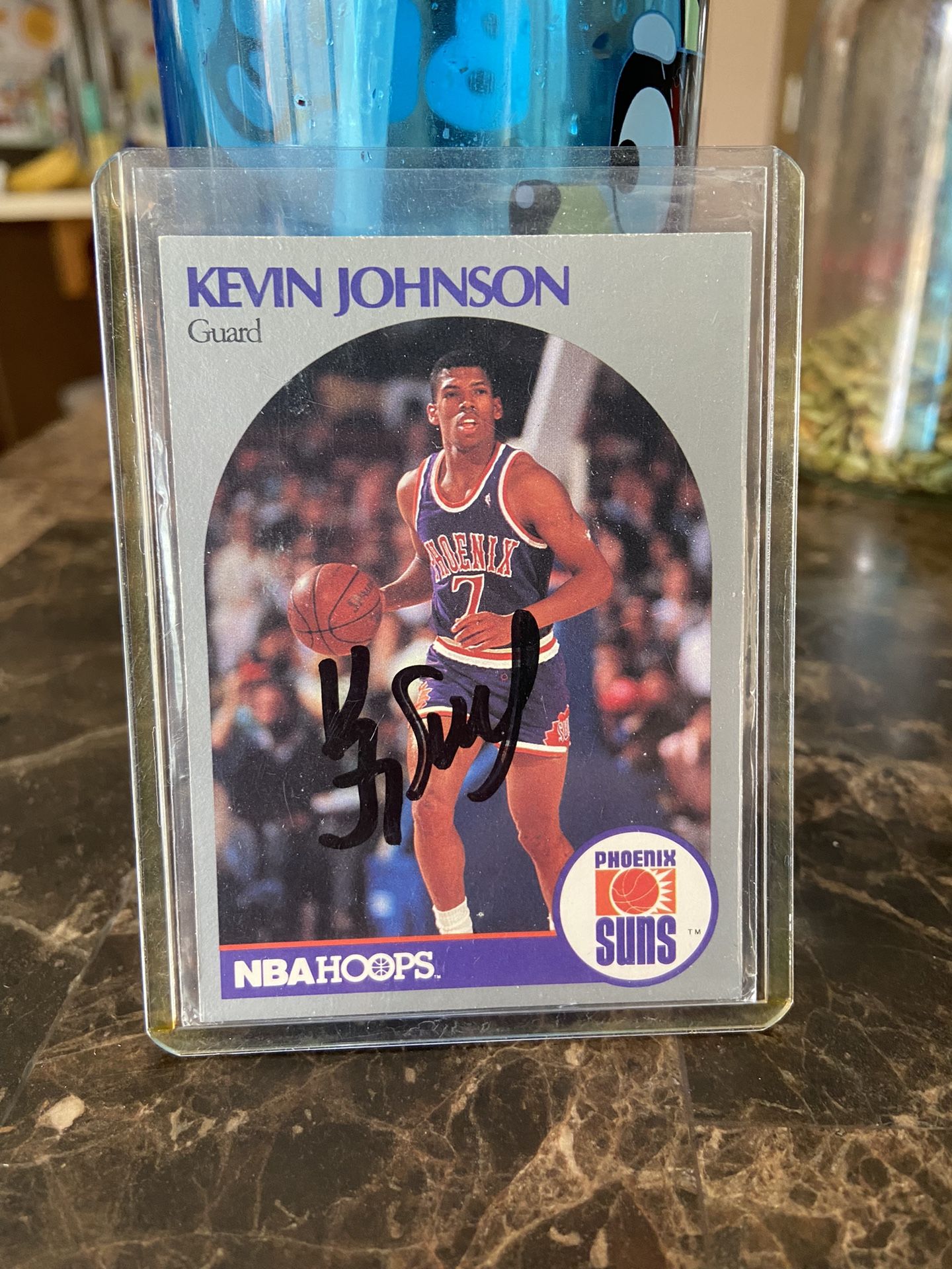 Kevin Johnson Phoenix Suns Signed Card