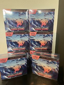 8x  Pokémon Chaos Rising Elite Trainer Box — ETB Factory Sealed 🔥