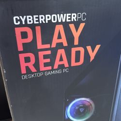 CyberPowerPC Gamer Master Gaming Desktop AMD Ryzen 5-7600 Radeon RX 7600 16GB DDR5 1TB SSD Black (2024) Brand New 