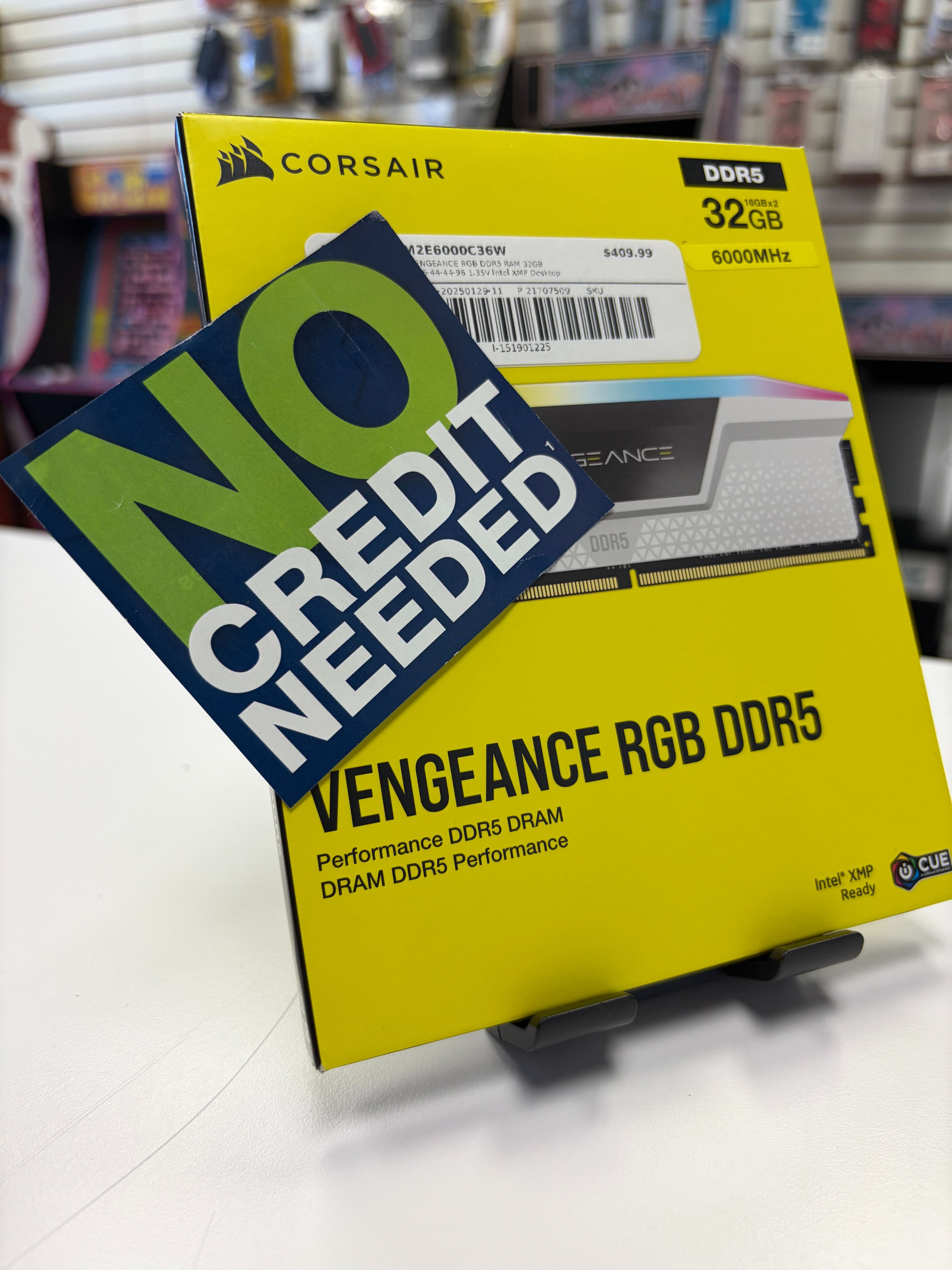 Corsair Vengeance RGB DDR5 RAM 32GB (2x16GB) | $0 DOWN!