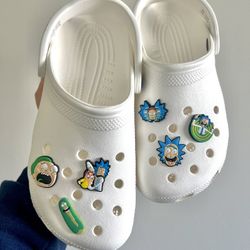 Rick & Morty Croc Charms 