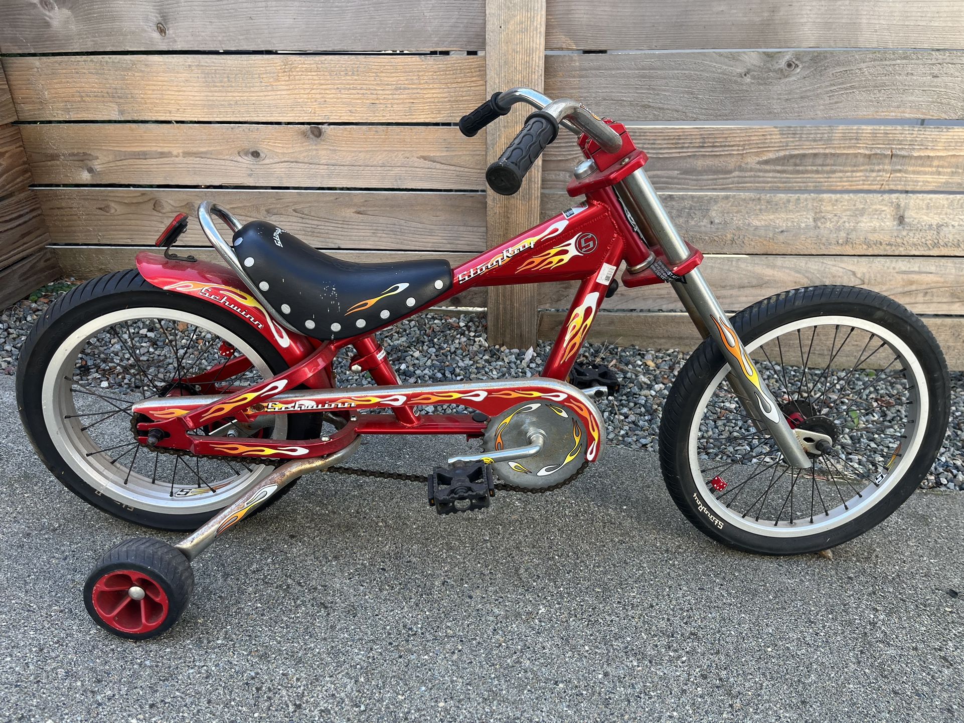 Rare Schwinn Stingray Kids Bike W/ Removable Training Wheels