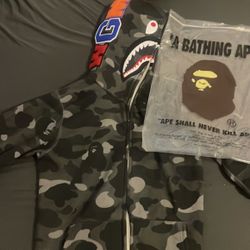 Black Camo Bape Hoodie