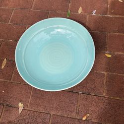 Large 13.5”  Aqua Bowl
