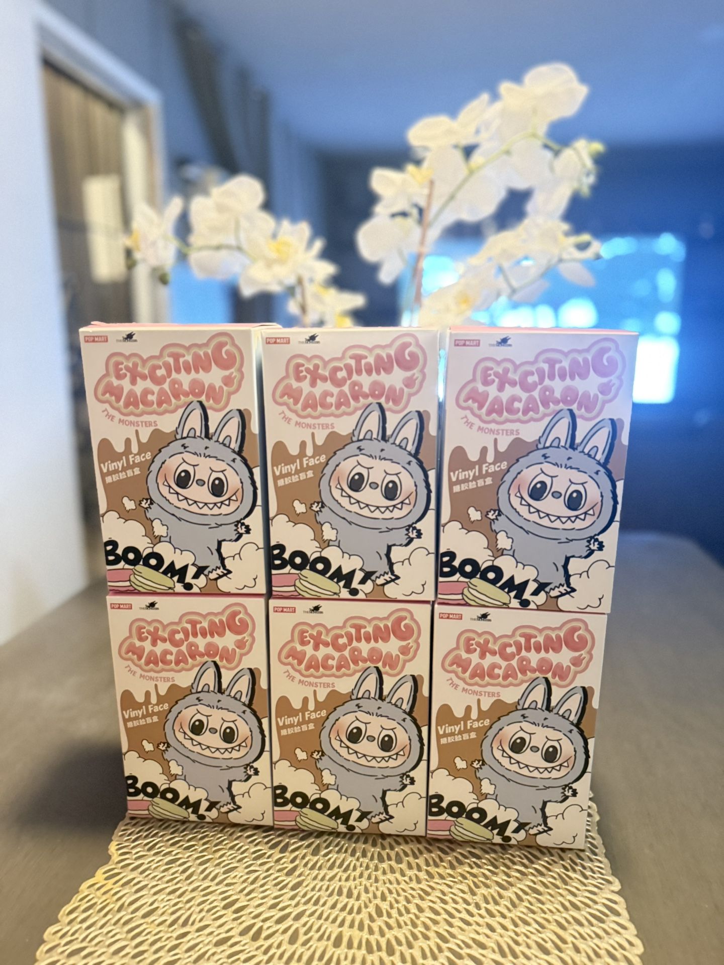 POP MART Labubu Blind Box  The Monsters Exciting Macaron  Sealed  Collectible