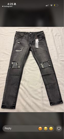Purple jeans