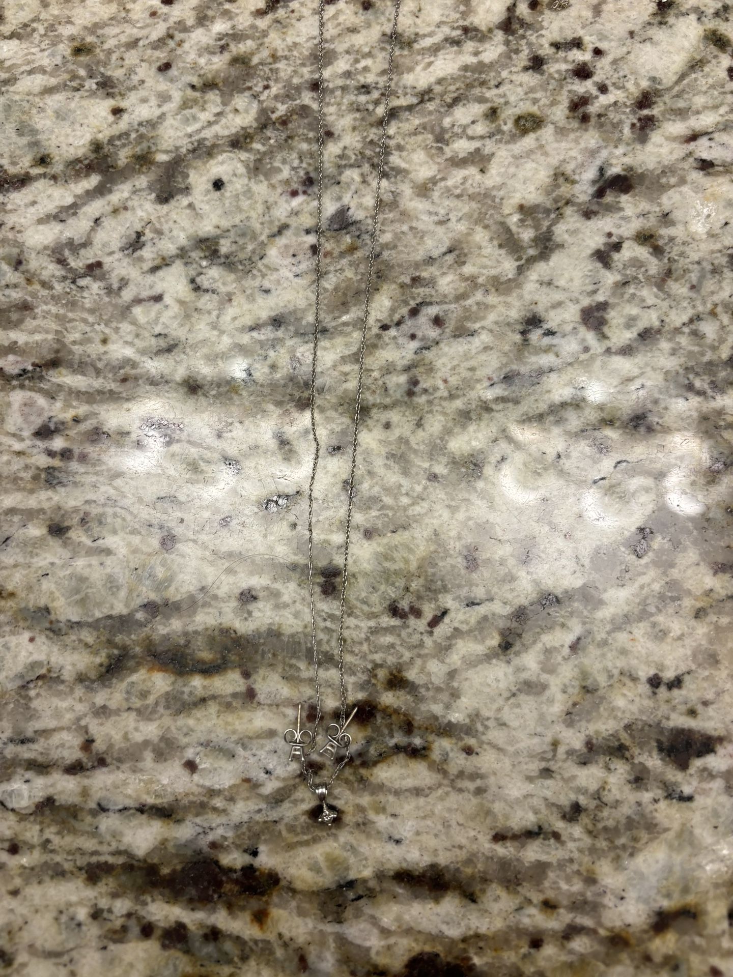 Real Dimond Necklace And Matching Earrings