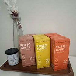 Brand New Sealed ROSSO Cafe-60 Pods