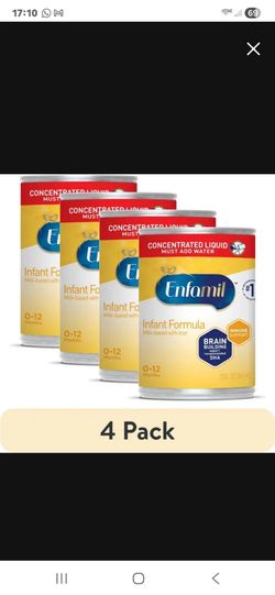 Enfamil liquid formula cans