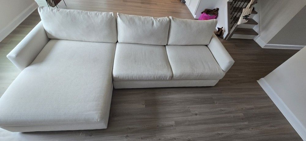 Chaise Lounge Couch - LIKE NEW