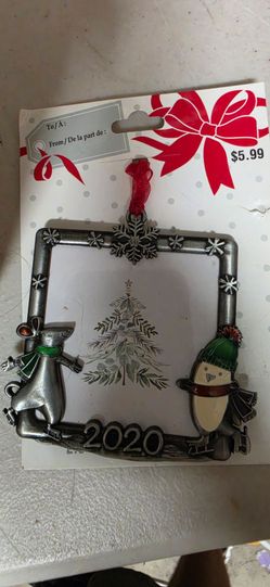 2020 Christmas Photo Frame Ornament