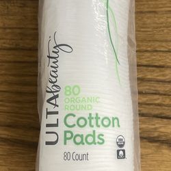 Ultra Beauty Organic Cotton Round Pads 80ct