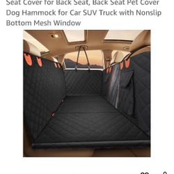 New Car seat cover for dogs