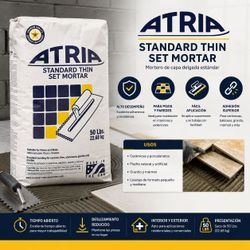 Thin set mortar