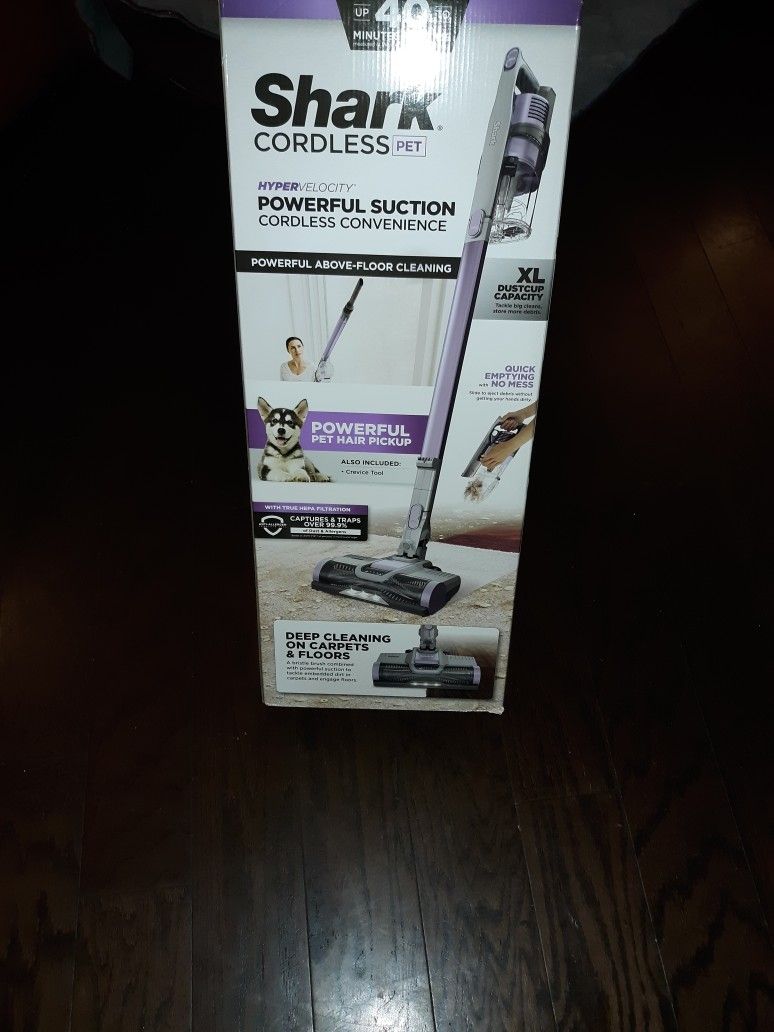 SHARK IX140H cordless pet stick Vacuum Purple EX