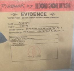 PINBACK -Information Retrieved Pt.A 7" Vinyl