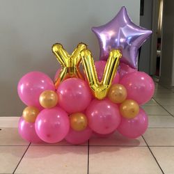 15 Year Old Balloon Bouquet 