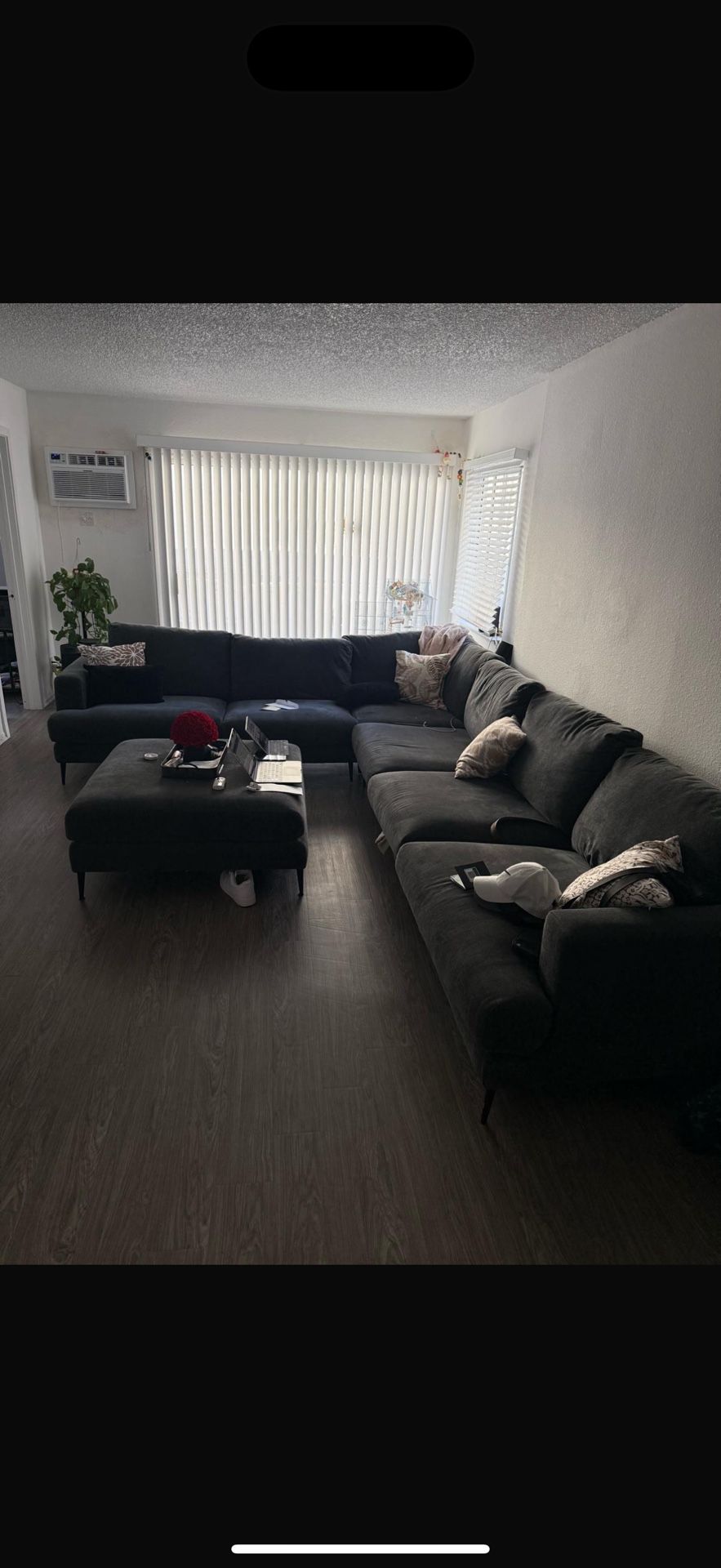 Sectional With Ottoman