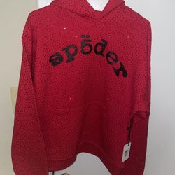 Sp5der VVS Hoodie Red 
