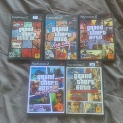All GTA PS2 Games