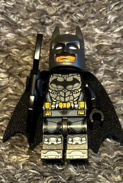RARE LEGO Batman Minifigure – Pearl Dark Gray Armor | sh0535