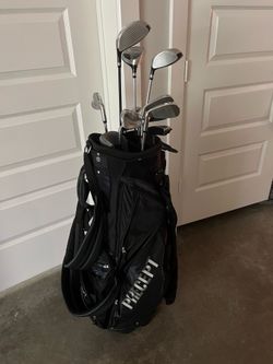 FULL MENS GOLF CLUB  SET  Golfsmith Eagles 4-SW PUTTER DRIVER 3 and 5 woods.