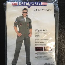Halloween costume Mens Top gun Flight Suit Size Medium/ Long             Nike Adidas Patagonia Carhartt Jerseys Giants Jets Yankees Mets Bike Weights