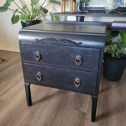 Vintage Antique Wood Side Table