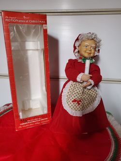 Vintage Mrs. Claus Animated Christmas Figure