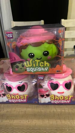 Crazy fun witch squishy ghost squishy toy