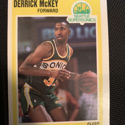 Derrick McKey 1989 Card No. 149