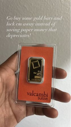 Valcambi Suisse 20 gram 999.9 Gold Bar
