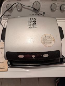 George Foreman Lean mean fat grilling machine