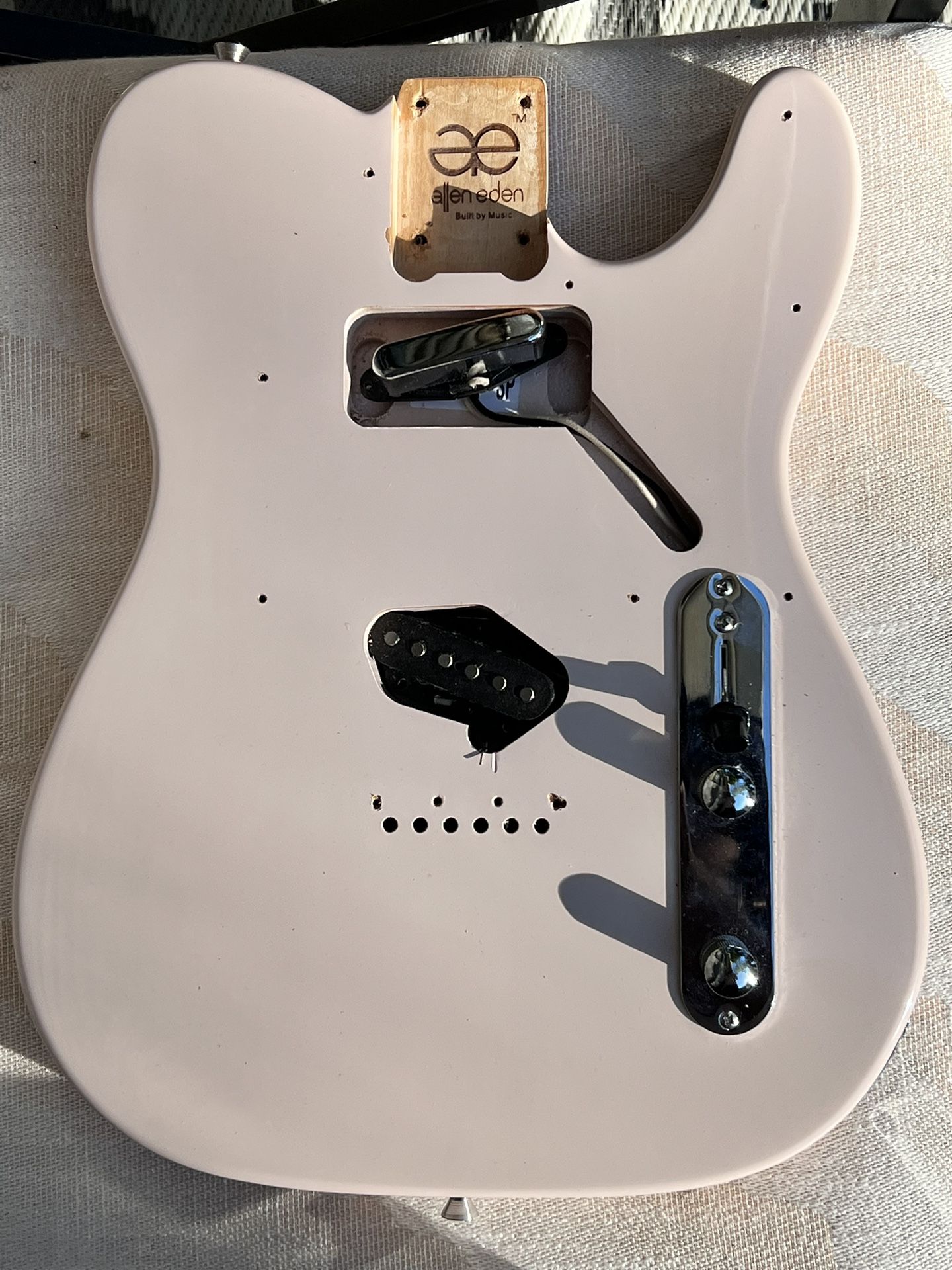 Loaded Electric Guitar Body
