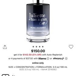 Juliette Has A Gun MUSK INVISIBLE 