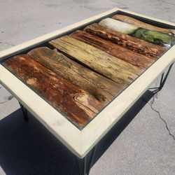 Reclaimed Wood Coffee table/Mantle