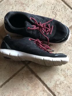 Ladies Black Athletic Shoes size 10