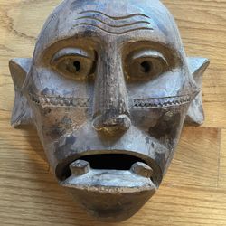 African Face Mask Hand Carving L:8