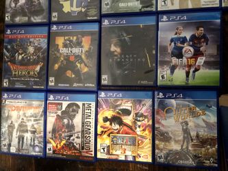 Ps4 games Prices vary