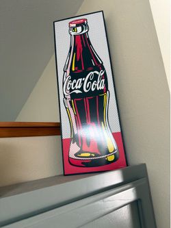 Coca-cola sign 30.5 x 5”